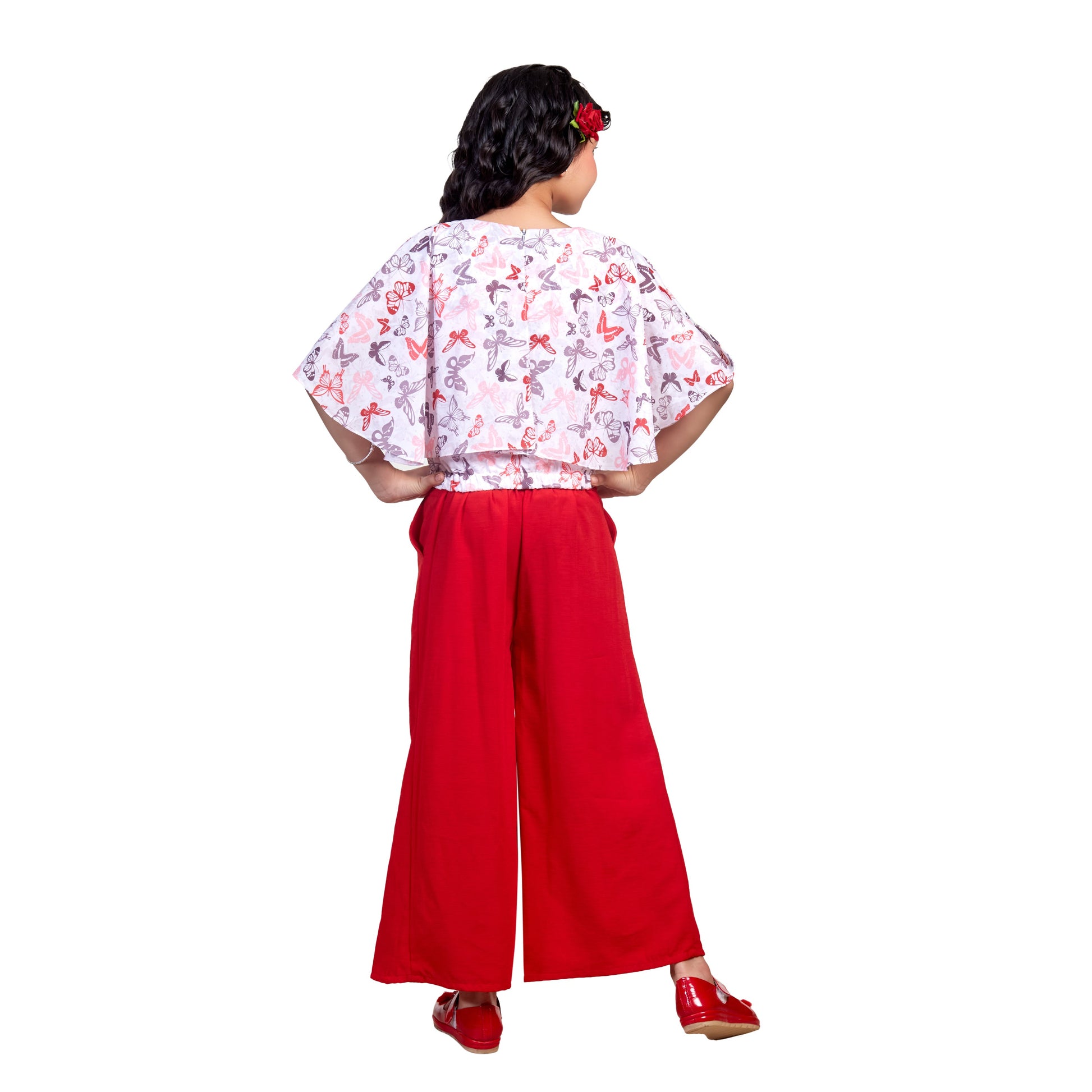 Turquoise Blue Polka Dots Flutter Sleeves Dress KA00072 Moozoo Fashions