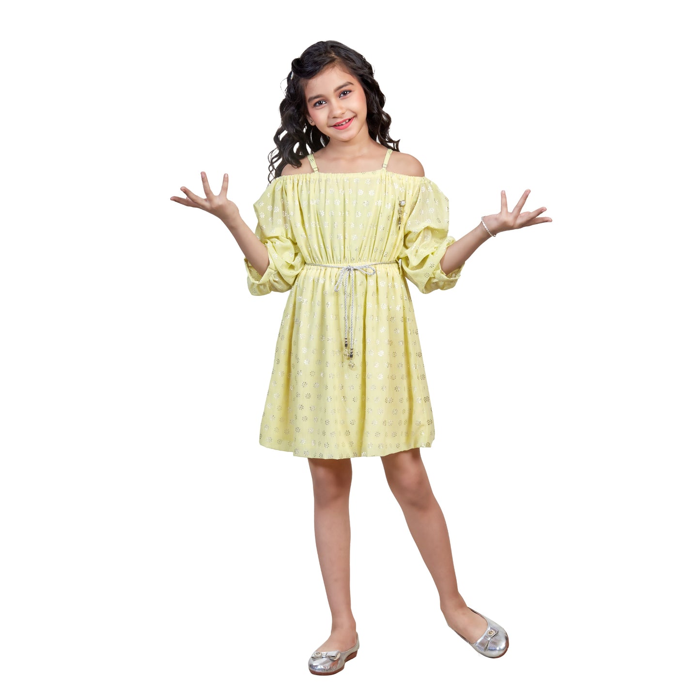 Floral Off-Shoulder Dress Moozoo Fashions