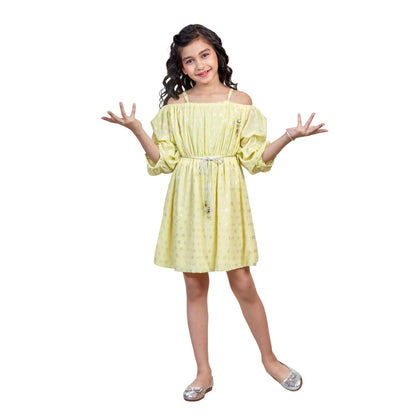 Floral Off-Shoulder Dress Moozoo Fashions