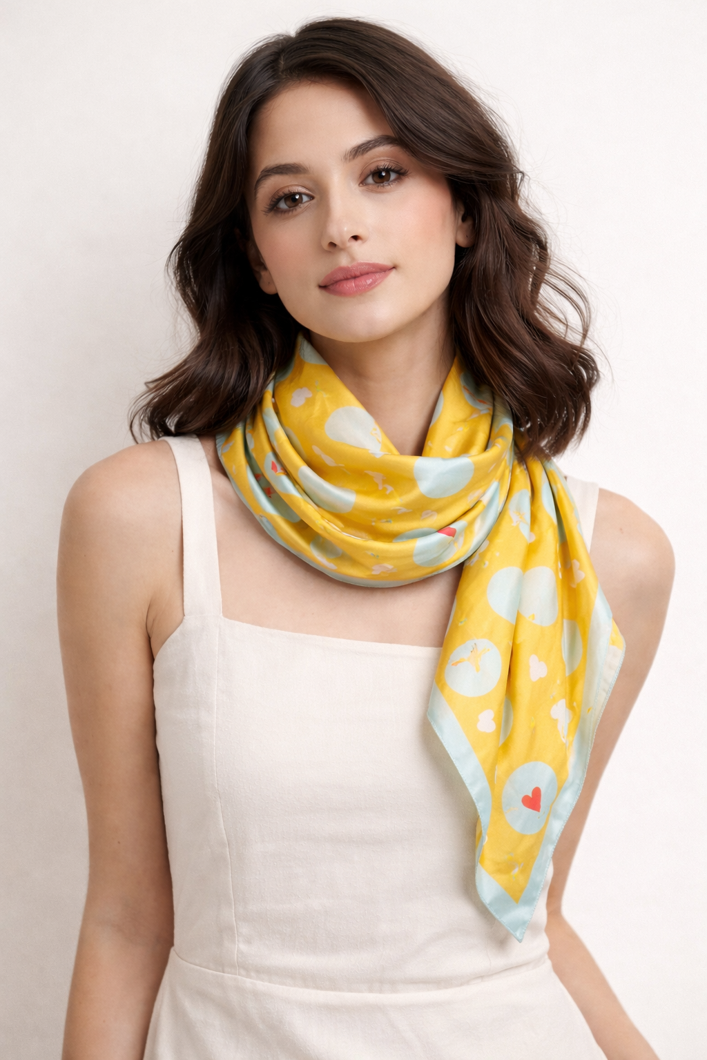 Beautiful Satin Printed Scarves