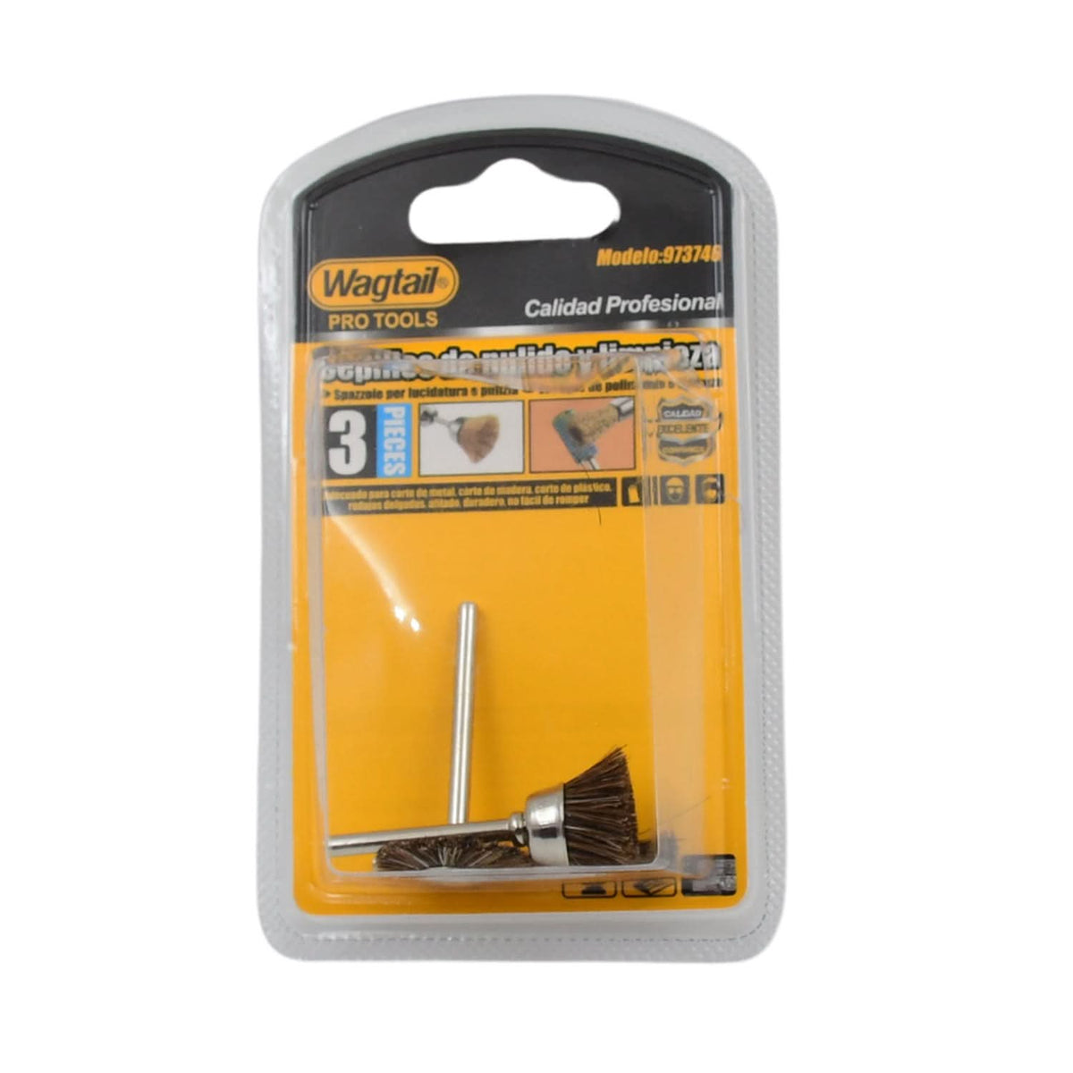 Brass Wire Wheels 3 Pcs Brass Wire Wheels Rust Removal Tool HP DD
