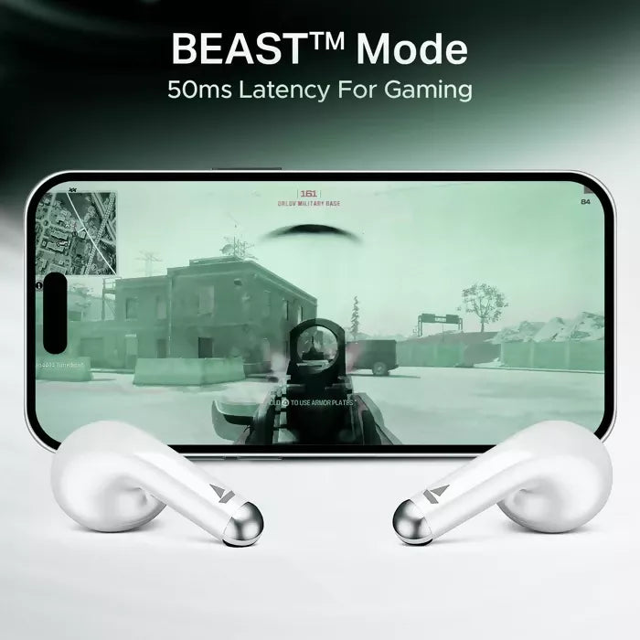 boAt Airdopes 101v2 ,Stream Ad Free Music via App Support, Bluetooth & TWS Ear Buds Wireless Earphones with mic (Multicolor)