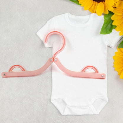 10 Pcs Portable Folding Clothes Hanger Creative Travel Easy To Carry Clothes Hanger For Adults And Children