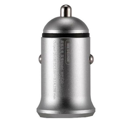 Wp C20 Car Charger(Silver) - HalfPe