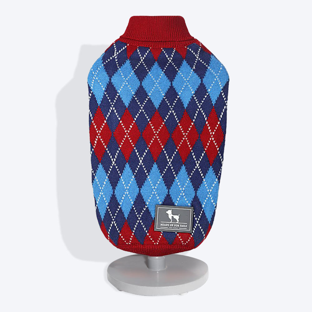 HUFT Argyle Dog Sweater4