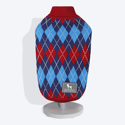HUFT Argyle Dog Sweater4