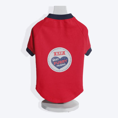 HUFT Fleece Dog Sweatshirt - Red4