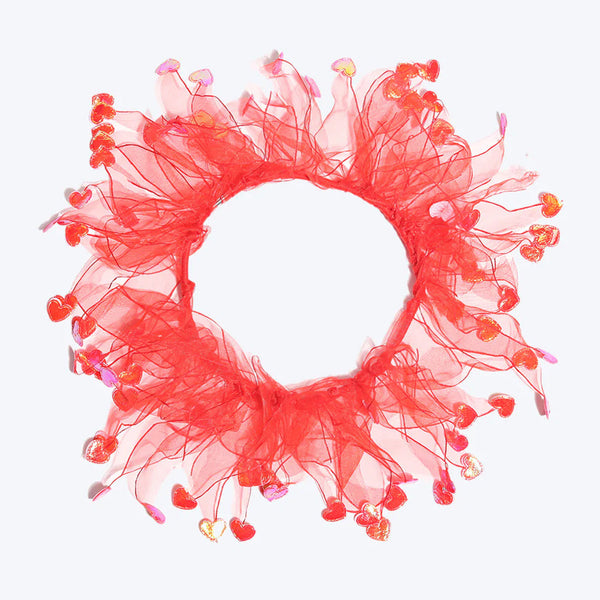 HUFT Lovebug Party Dog Collar - Red - Heads Up For Tails