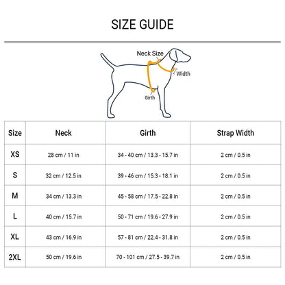 HUFT Flower Child Reversible Harness For Dogs - Blue & Pink - Heads Up For Tails