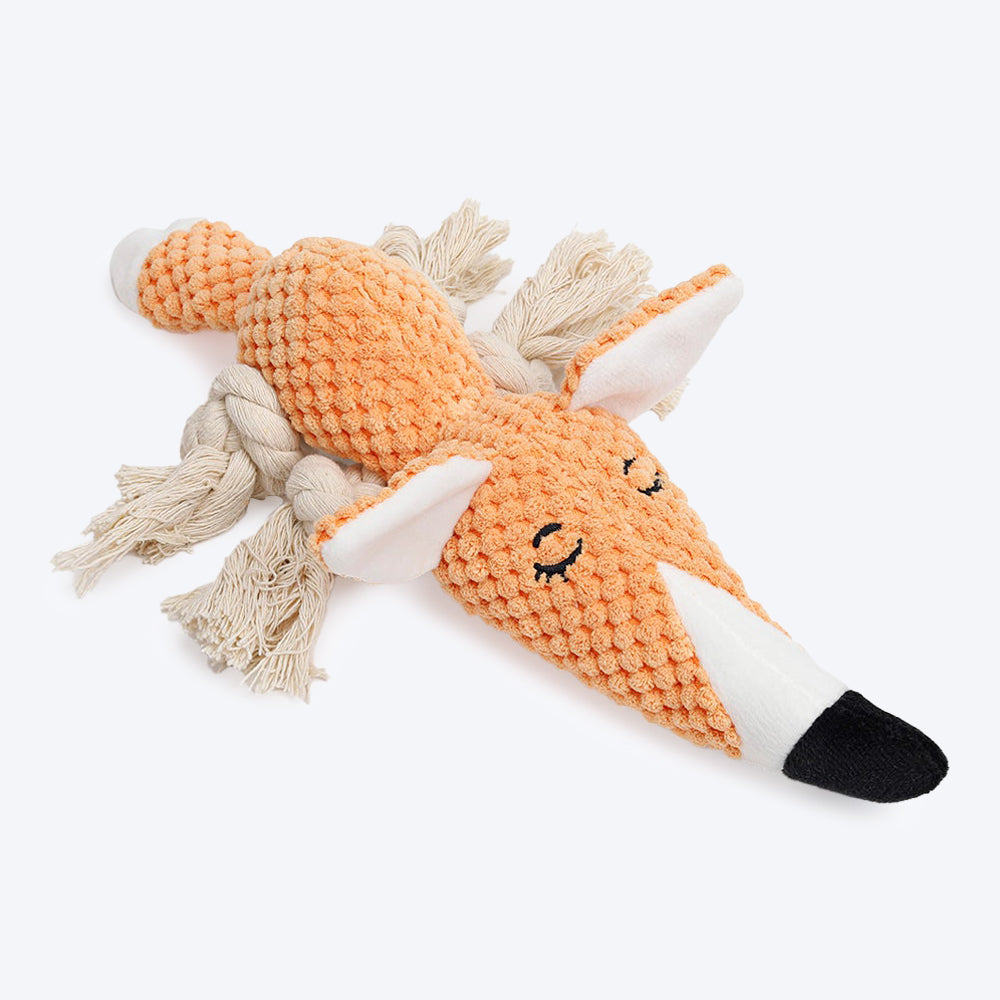 HUFT Play Everyday Dog Plush Toy - Dreamy Fox - 20 cm - Heads Up For Tails
