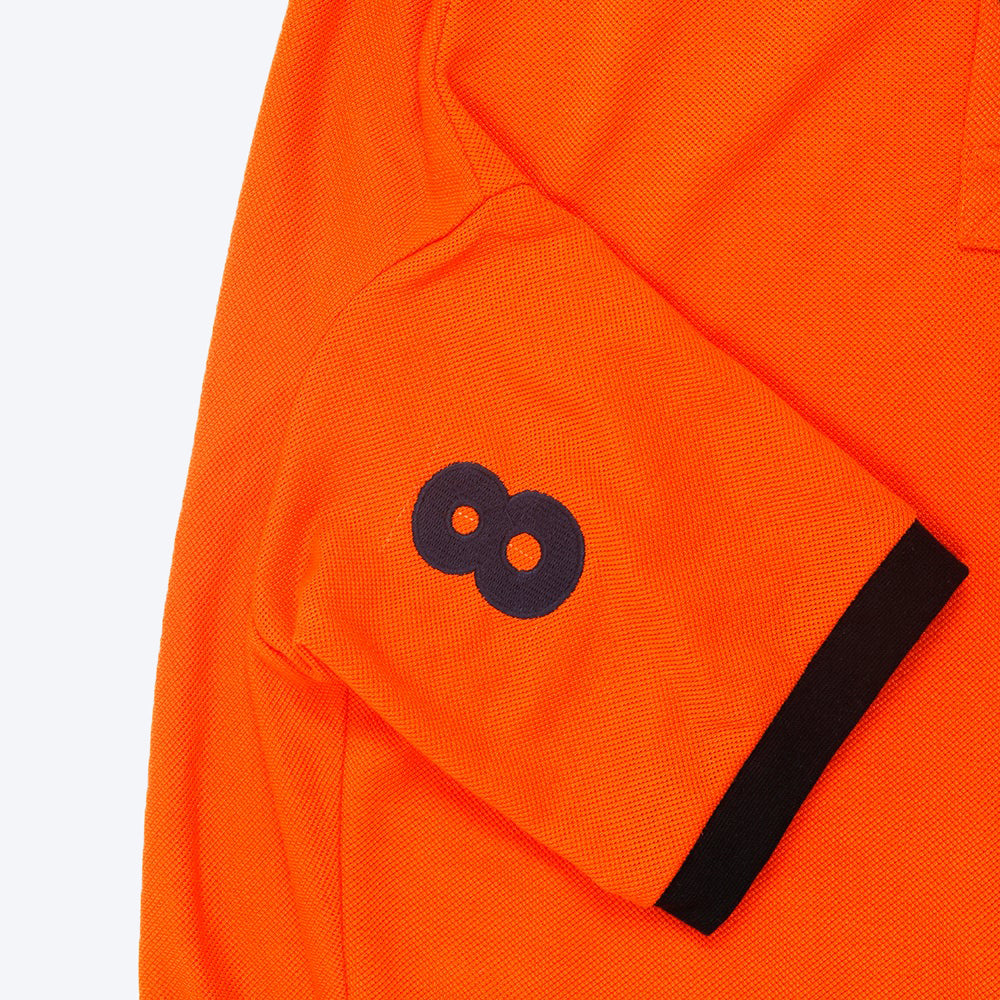 HUFT Solid Polo Dog T-Shirt - Orange - Heads Up For Tails