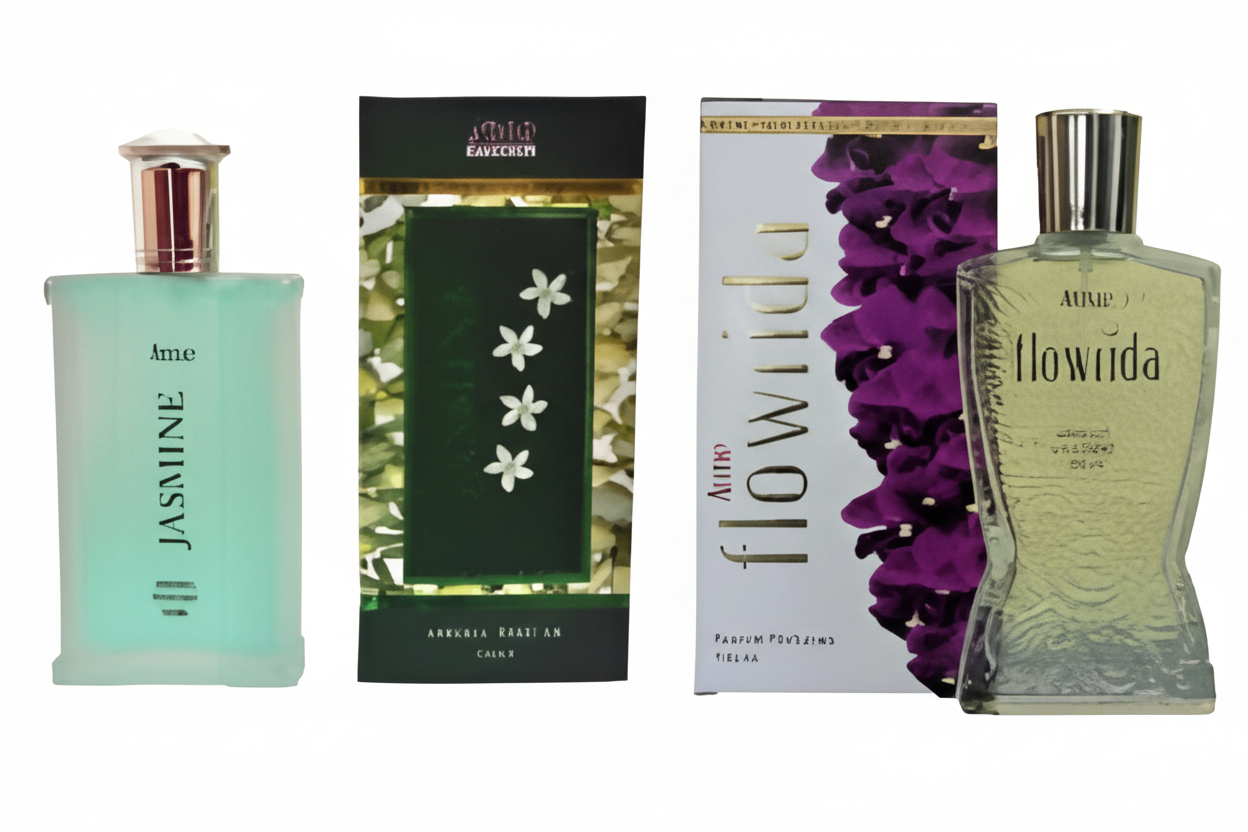 Aone Jasmine and Flowrida Perfume for men 100ml each (Pack of 4, 400ml) Gimanifragrances