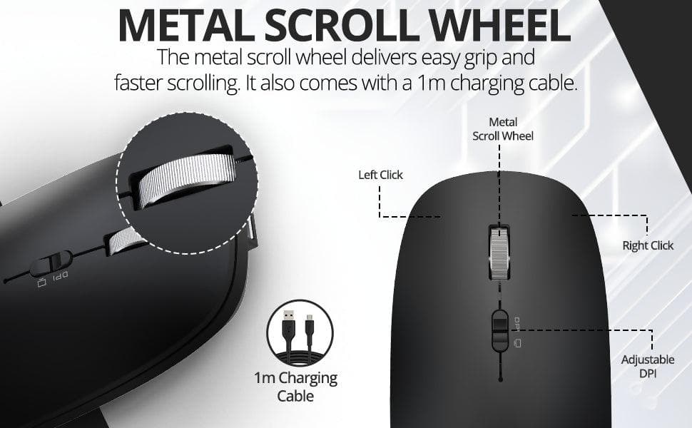 Star Wireless Mouse with Dedicated Minimize button - HalfPe