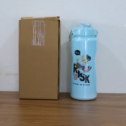 Risk Taker Printed Water Bottle Set for Durable Leakproof Drinking Bottles with Flip Top Lid for Kids, 2000ml + 900ml + 300ml - (3 Pc  Set)