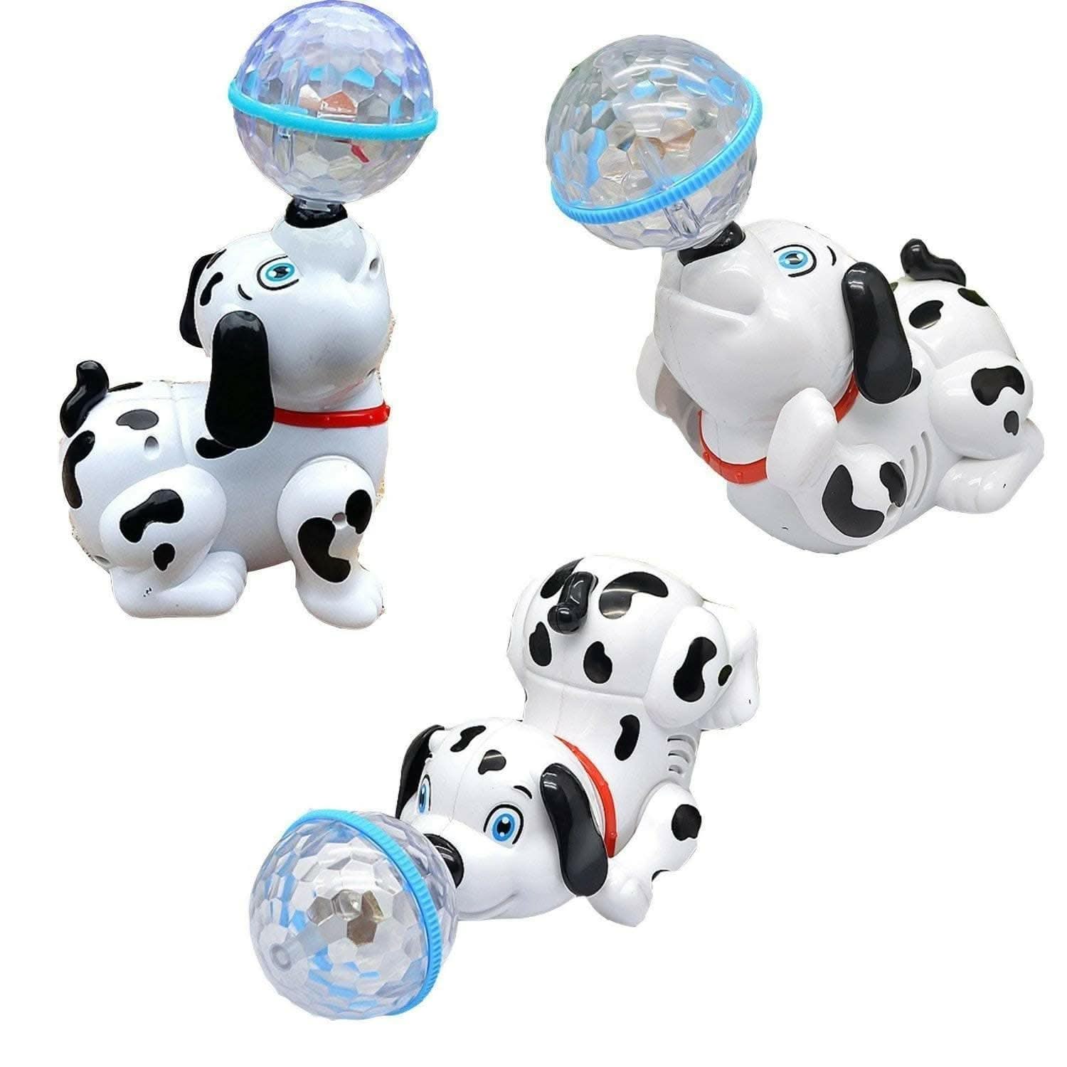 Cute Dancing Dog Toy with Reflected 3D Lights - HalfPe