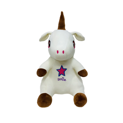 Unicorn Soft Plush Fluffy Fur Stuffed Animal Toy Gift for Kids