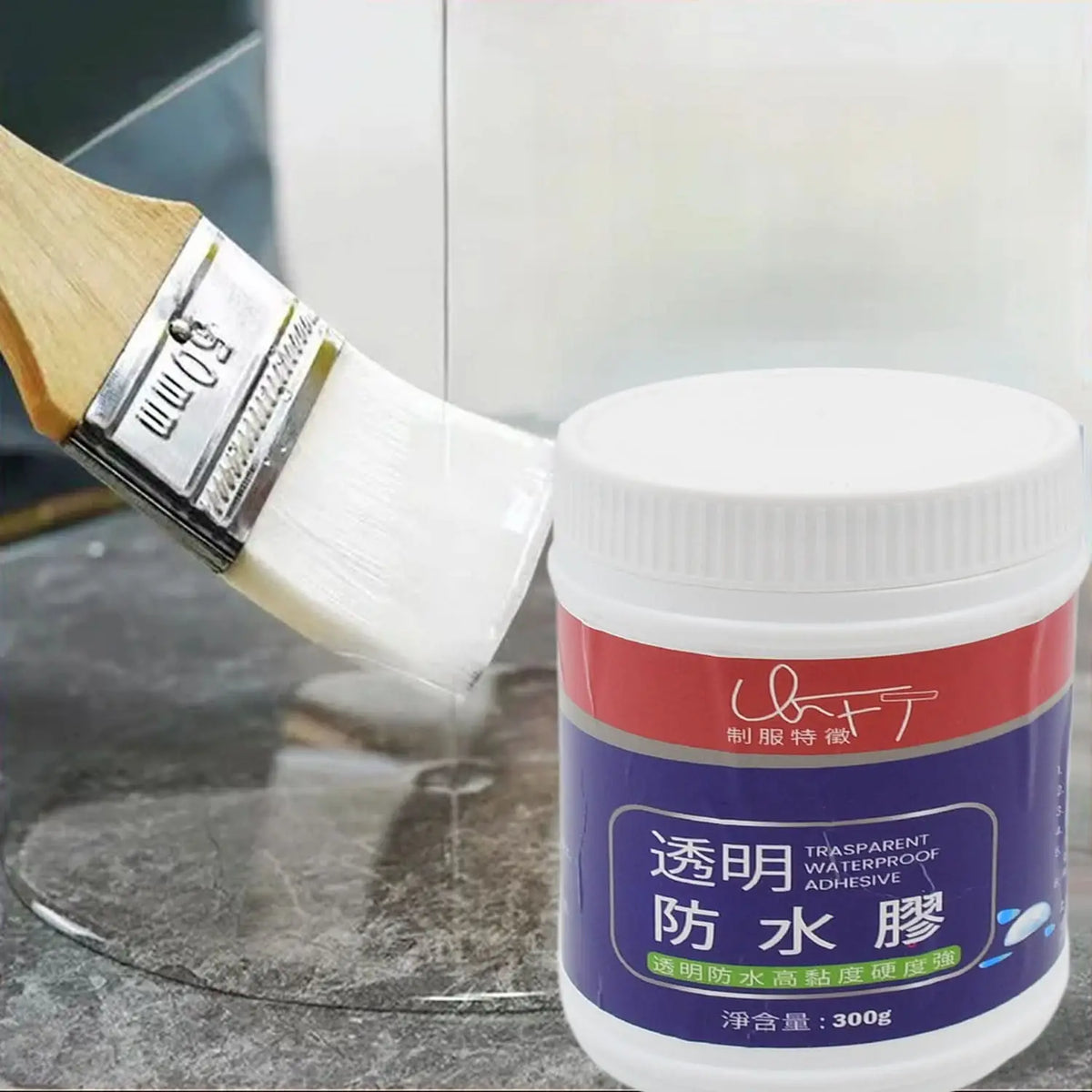 Transparent Waterproof Glue 300g Without Brush (1 Pc) HP DD
