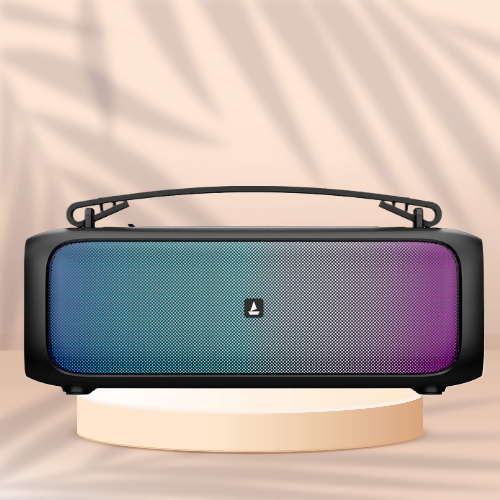 boAt stone Beam Portable Bluetooth Speaker with 12W RMS Stereo Sound, Bluetooth v5.1, AUX, and USB boAt and Portronics