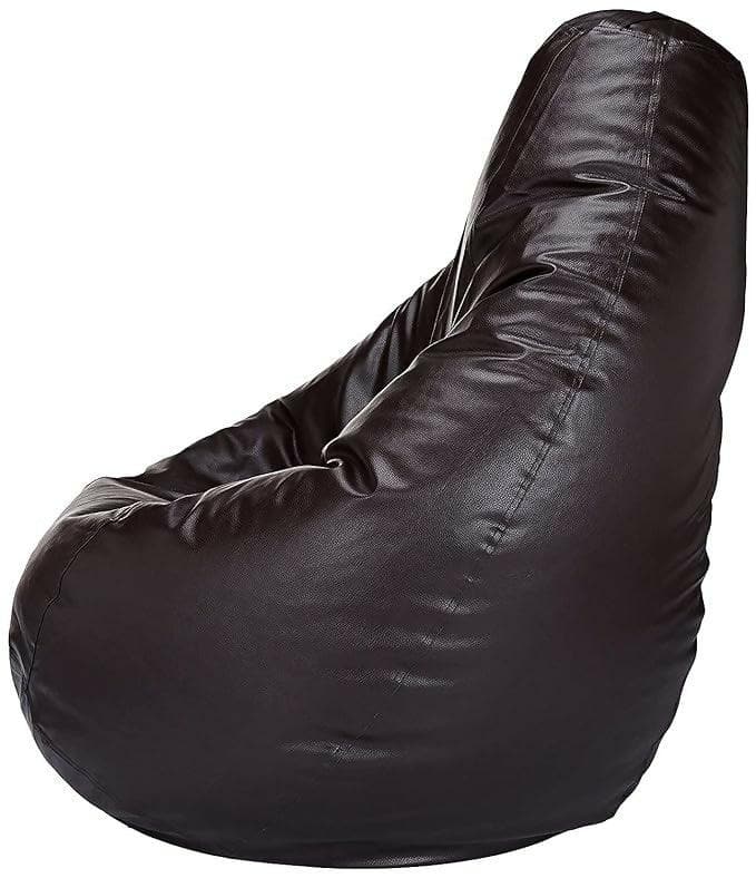 Caddy Full Large Bean Bag Cover Without Beans (Brown) - HalfPe