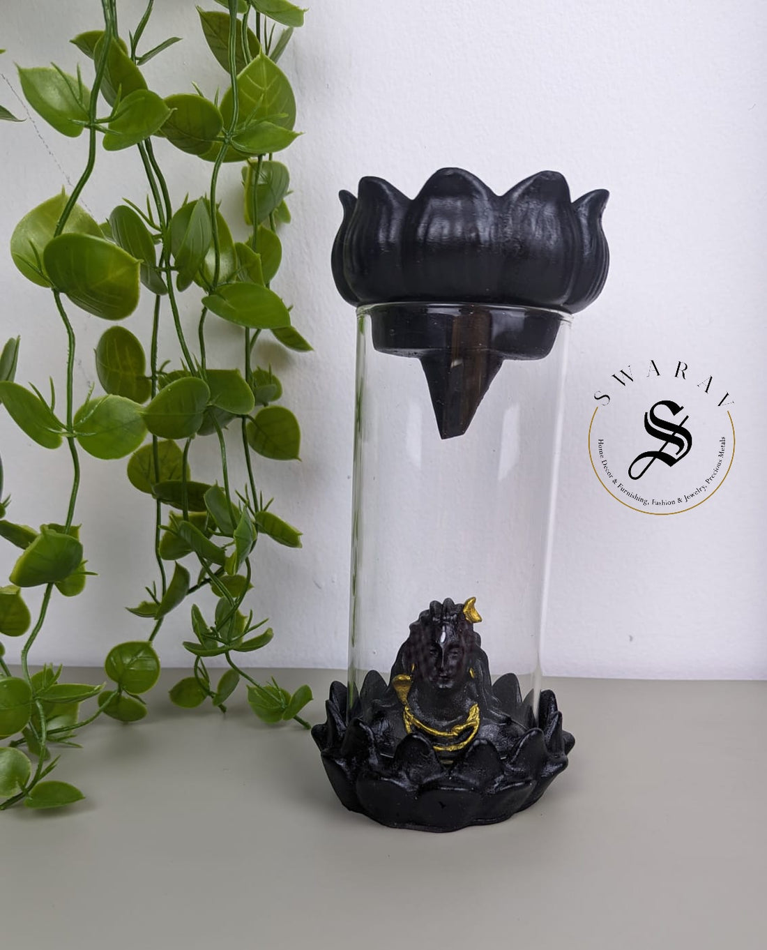 Lord Shiva Shivling Adiyogi Smoke backflow Fountain collectivezone