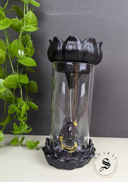 Lord Shiva Shivling Adiyogi Smoke backflow Fountain collectivezone