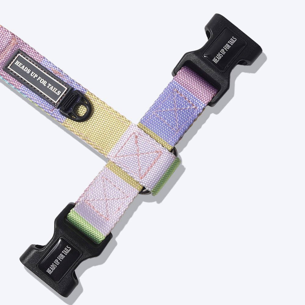 HUFT Nylon Chase the Rainbow Dog H Harness - Heads Up For Tails