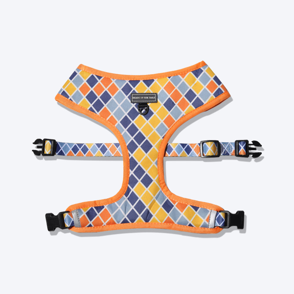 HUFT Colour Chaser Reversible Mesh Dog Harness - Multicolor - Heads Up For Tails