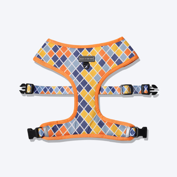 HUFT Colour Chaser Reversible Mesh Dog Harness - Multicolor - Heads Up For Tails