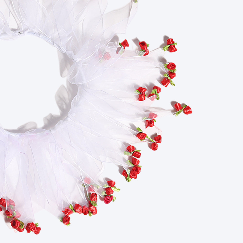 HUFT Celebration Party Dog Collar - White - Heads Up For Tails