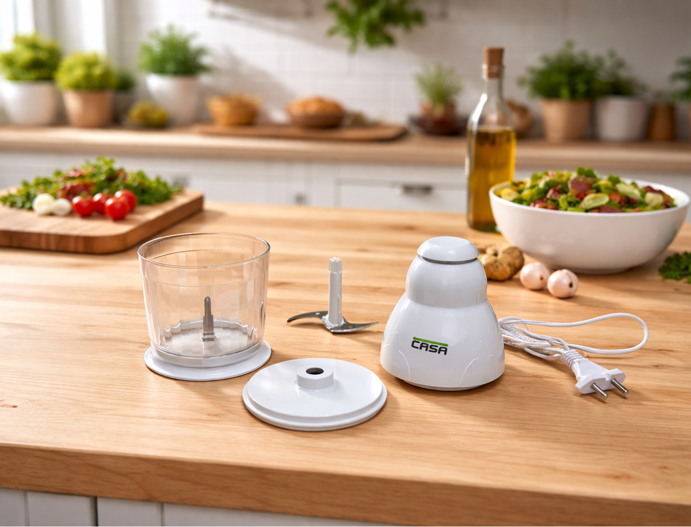 Casa Vegetable Hand Press Chopper ( Multi Function Chopper) Casa Lights and Home Appliances