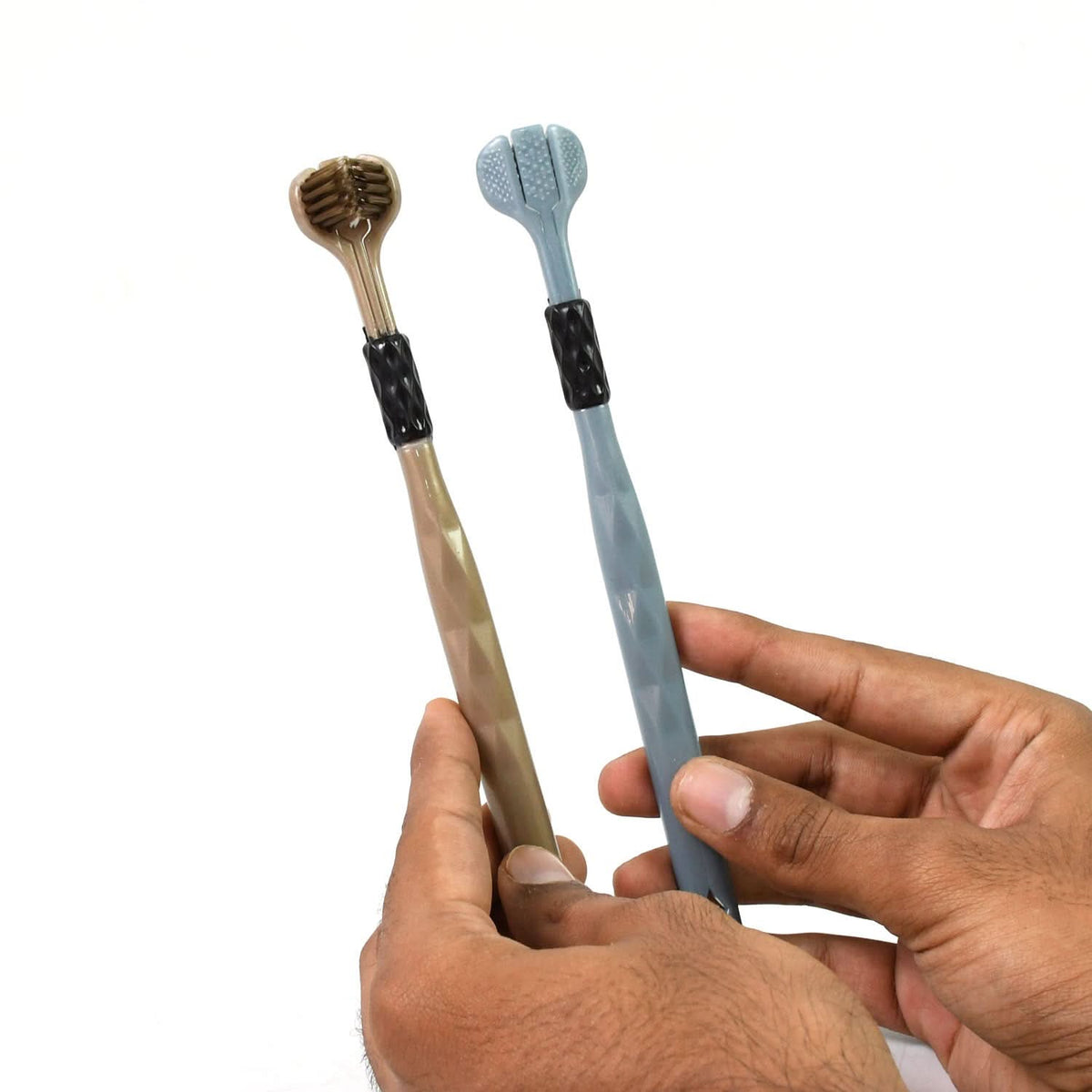 3 Sided Toothbrush Soft Bristle Toothbrush (2 Pc Set) HP DD