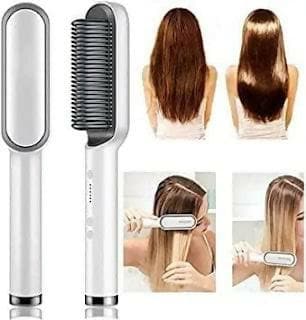 Hair Straightener Comb Brush For Men & Women - HalfPe