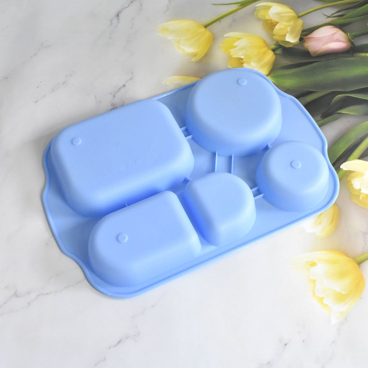 Unbreakable Plastic Food Platesbiodegradable 5 Compartment Square Plate For Food HP DD