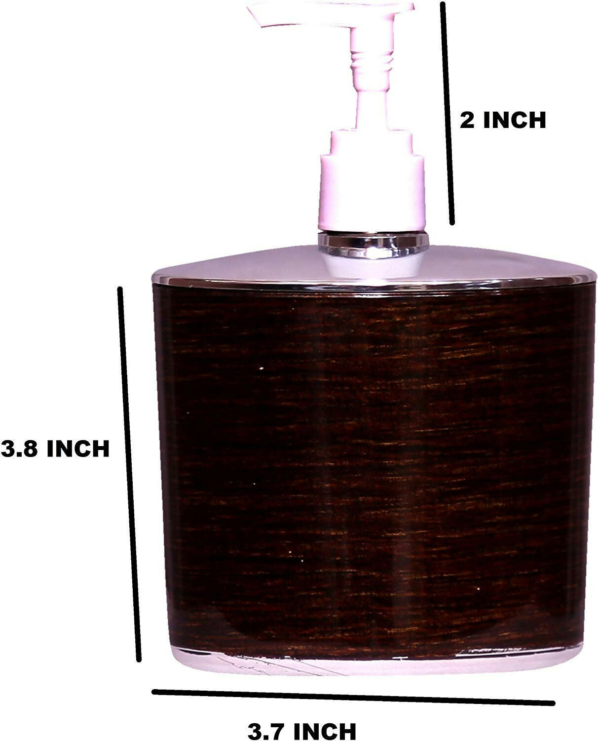 Liza Opal Liquid Soap Pump Dispenser for Bathroom & Kitchen – 420 ml (Multicolour) HalfPe - FW -TPT