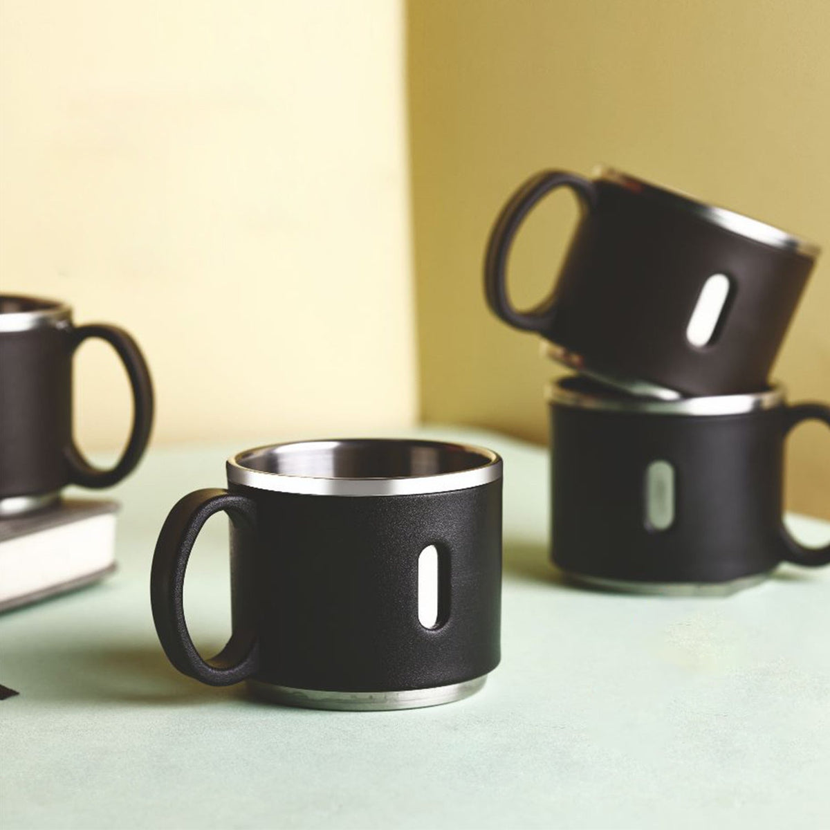 Apex Stainless Steel Desk Mug (6 Pc) HP DD