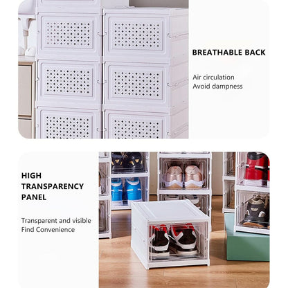 3-Layer Stackable Foldable Storage Organizer Cart – Multifunctional Utility Rack