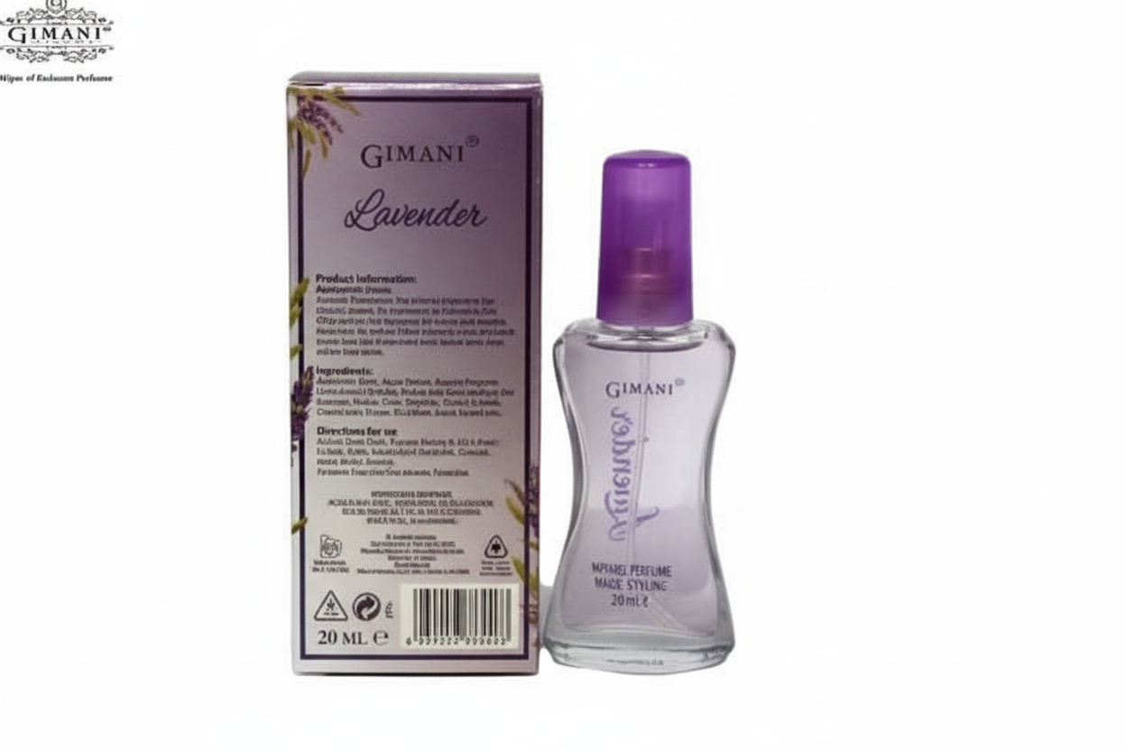 Gimani Lavender Perfume 20ml Each (pack of 6, 120ml) Gimanifragrances