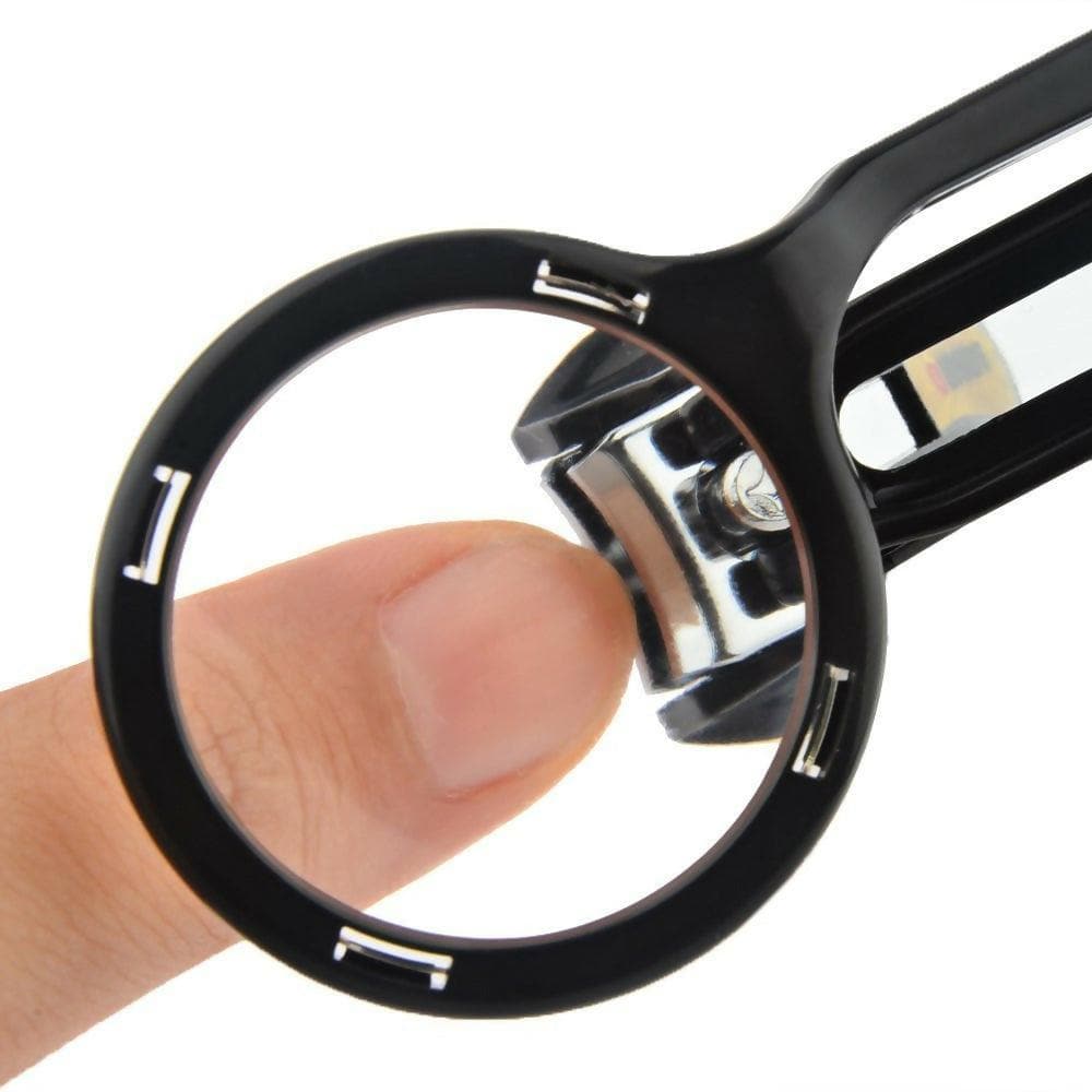 Nail Cutter Clipper With Magnifying Glass File Filing For Baby Kids Men & Boys Pedicure - HalfPe