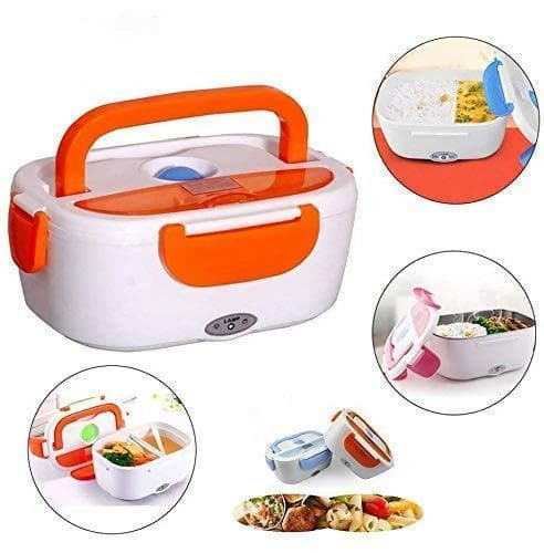 Plastic Heated Portable Food Warmer Lunch Box | Electric Tiffin Box with USB - HalfPe