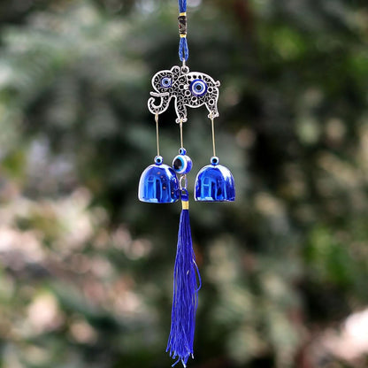 Metal Evil Eye Wind Chime Bells (Mix Design  1 Pc)