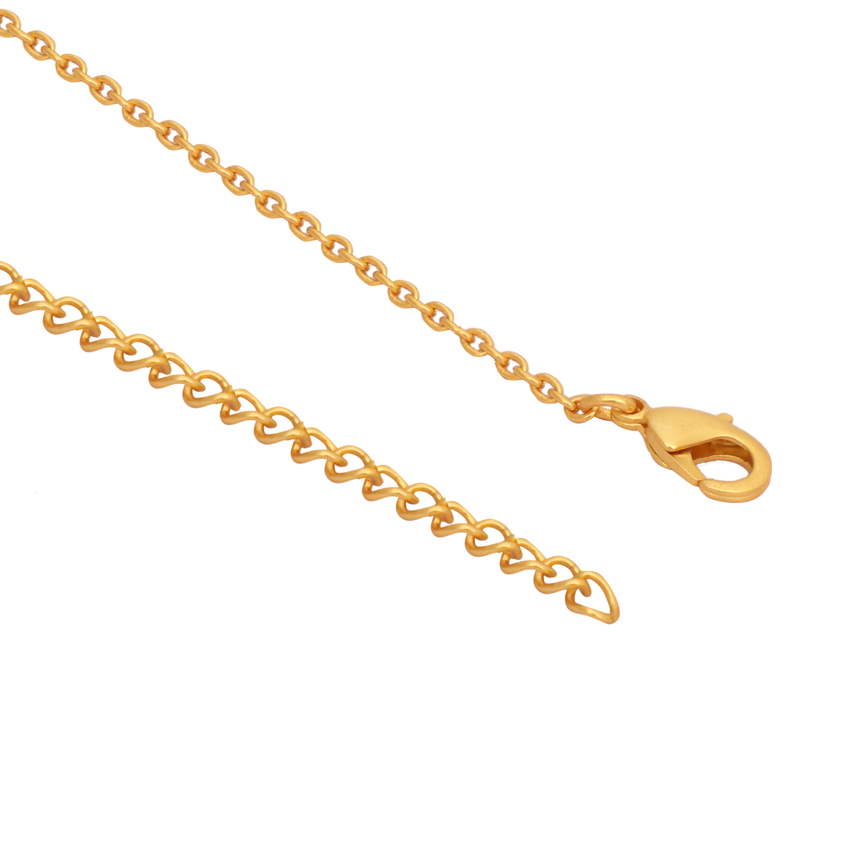 18K Gold-Plated American Diamond Pendant Necklace