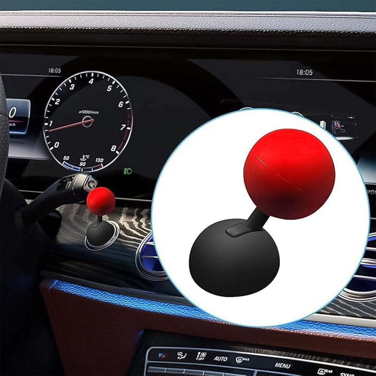 Car Push Start Button Rocker  Cover Ball Design (1 Pc) HP DD