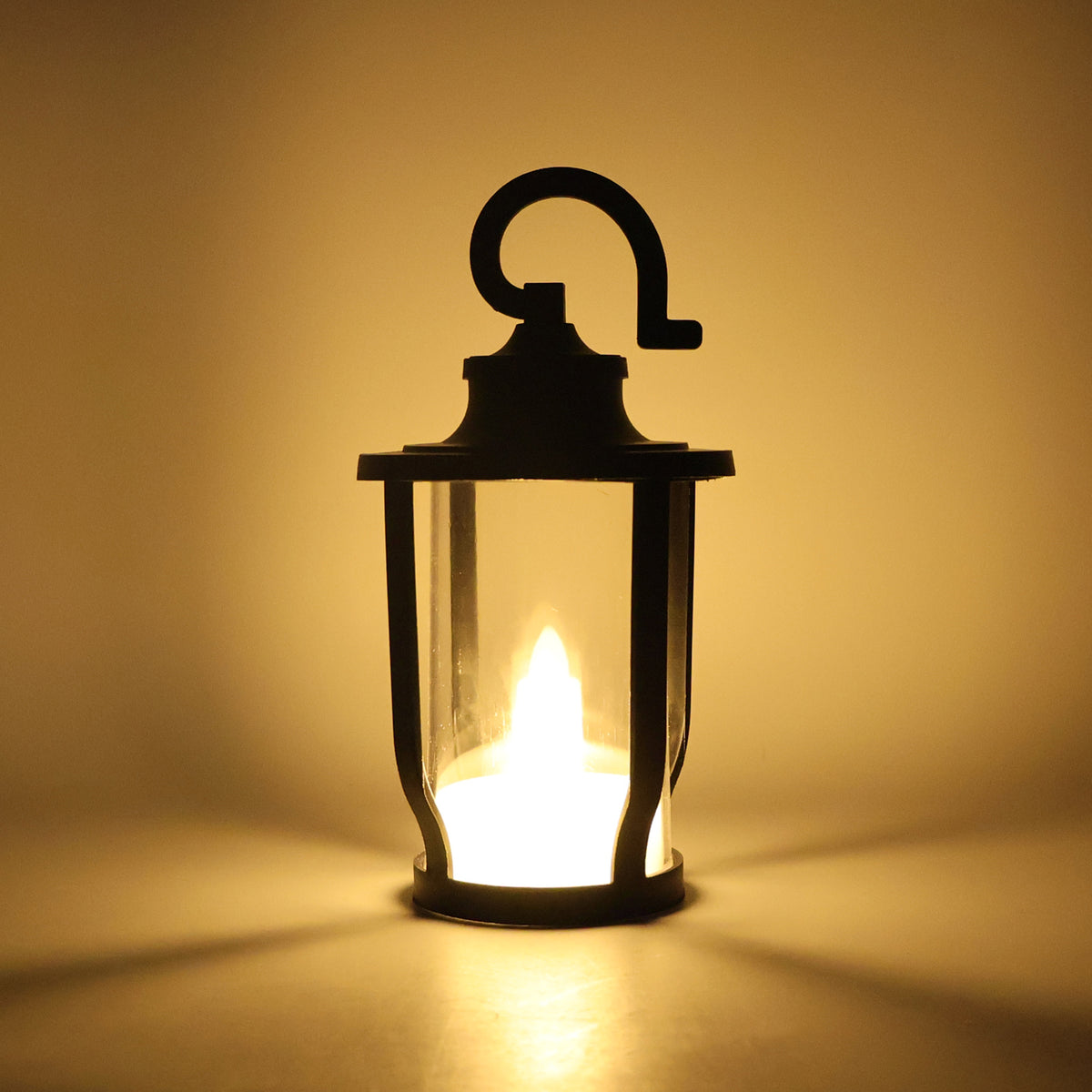 Set of 12 Decorative Lantern Shaped Flameless LED Candles with Hanging Hook