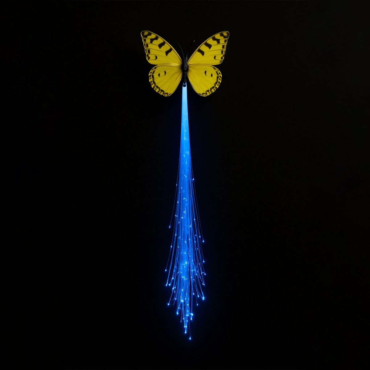 Led Butterfly Hair Braid Clip (Mix Color 1 Pc) HP DD