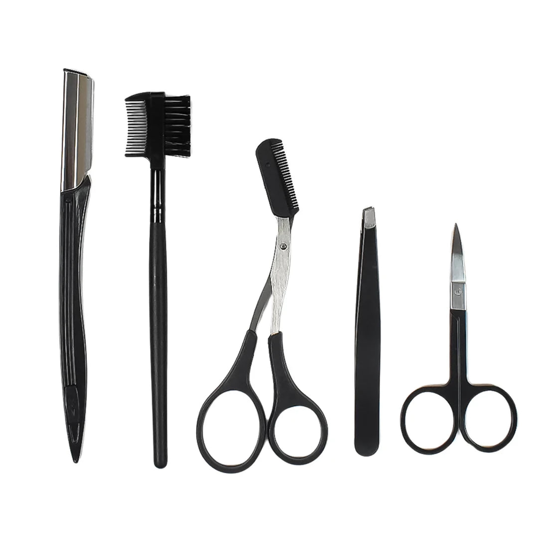 Eyebrow Kit 5 In 1 Tweezers For Eyebrows (1 Set) ABHI Mobiles