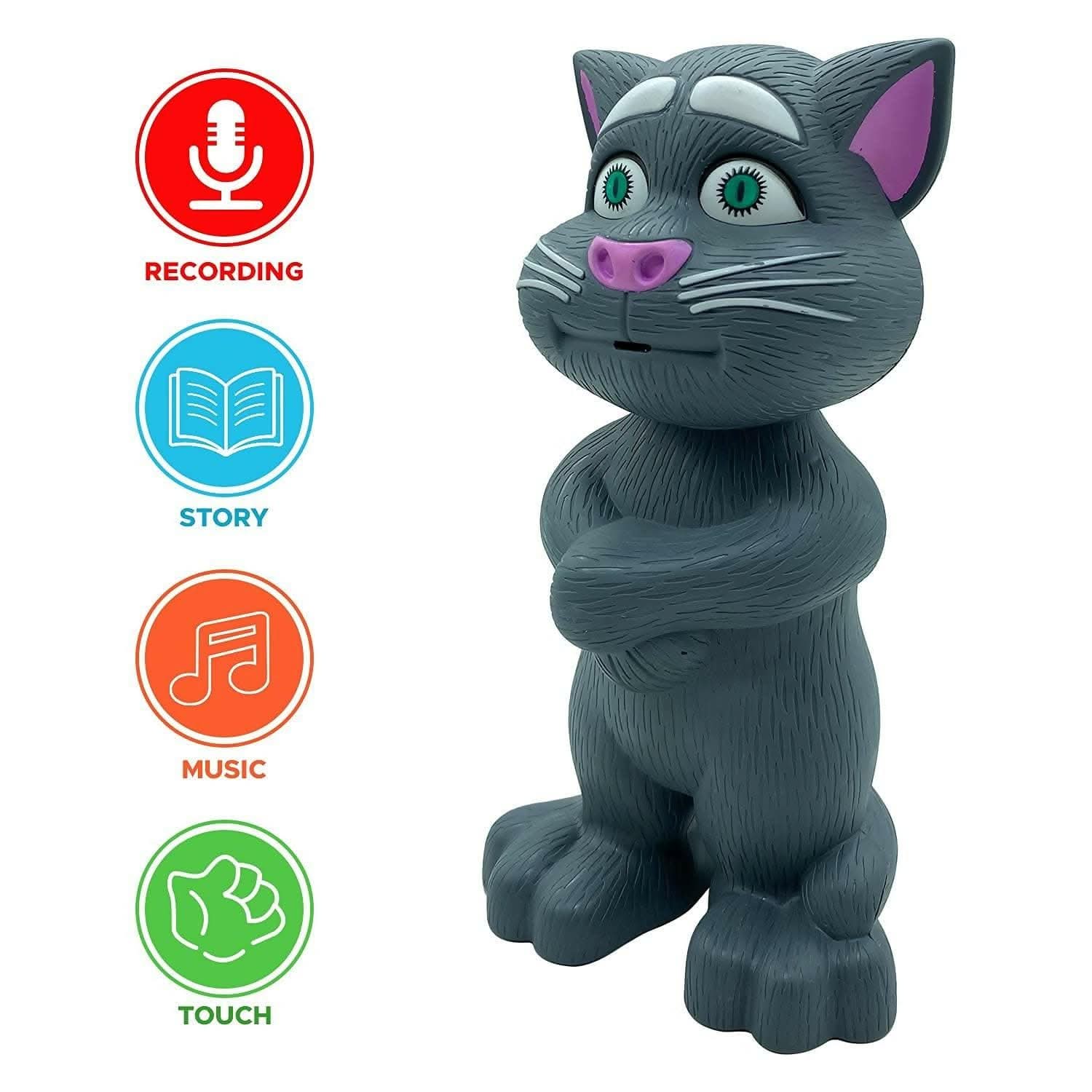 Intelligent Robotic Talking Tom Cat Toy - HalfPe