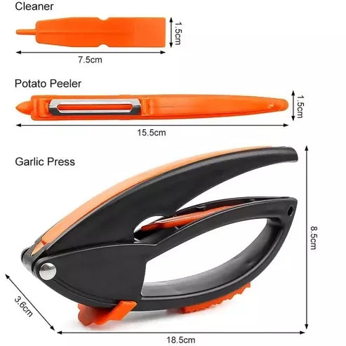 Multifunctional Garlic Press Garlic Mincing Crushing Tool (1 Pc) ABHI Mobiles