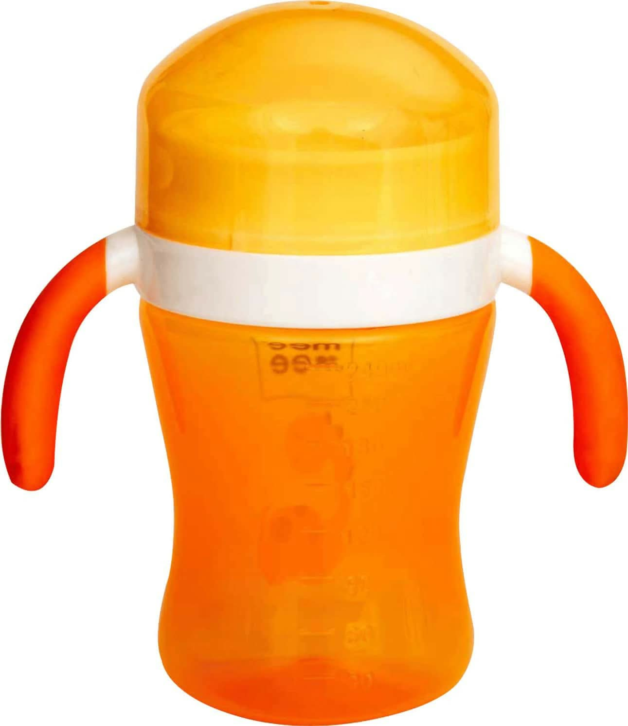 Mee Mee Easy Grip 360 Trainer Sipper Cup (Orange, 240 Ml)