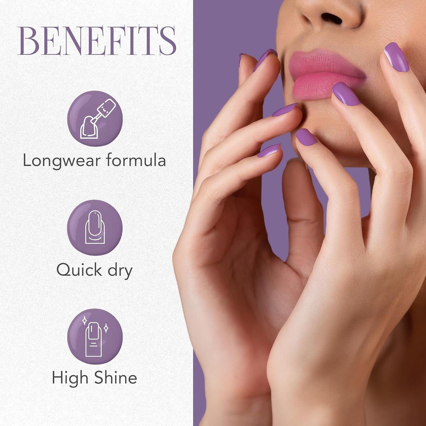 Og Beauty Berry Eclipse Gel Intense Nail Polish (1 Pc  10 Ml)