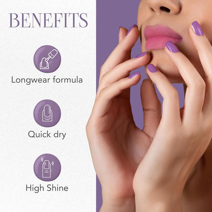 Og Beauty Berry Eclipse Gel Intense Nail Polish (1 Pc  10 Ml)